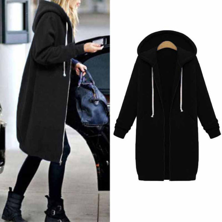 Casual Long Women's Cardigan - CozyZip