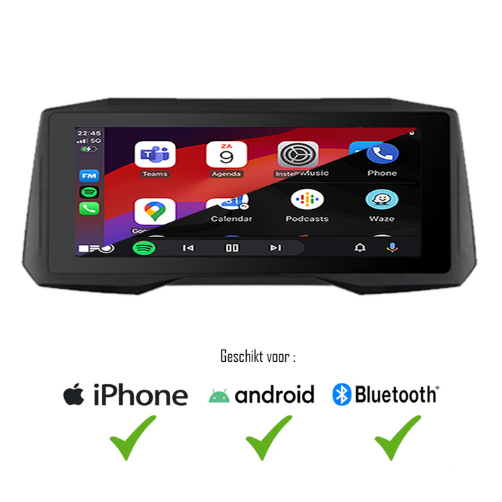 CarPlay for Motorcycles | CarPlay & Android Auto | Bluetooth | M7 Pro