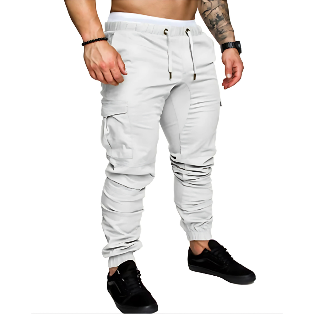 Rugged Multi-Pocket Cargo Joggers for Men