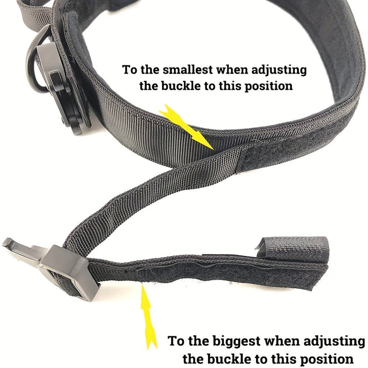 Tactical Military Dog Collar – Adjustable and Durable for Large and Medium-Sized Dogs