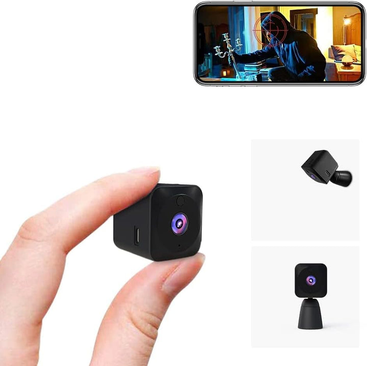 4K Mini Security Camera with Wi-Fi, Hidden Indoor Camera and Night Vision