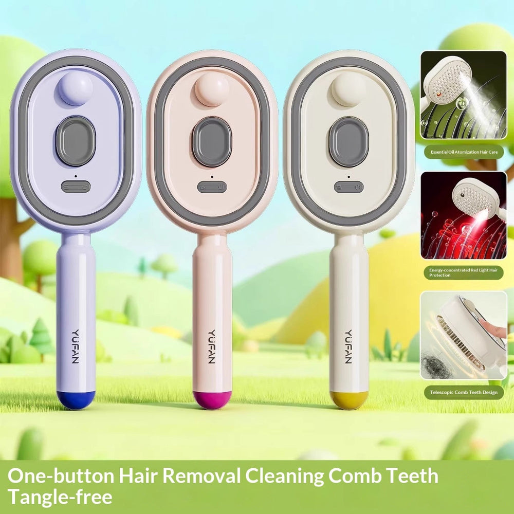 Electric Spray Airbag Massage Comb With Essential Oil Atomization For Hair Nourishment And Care