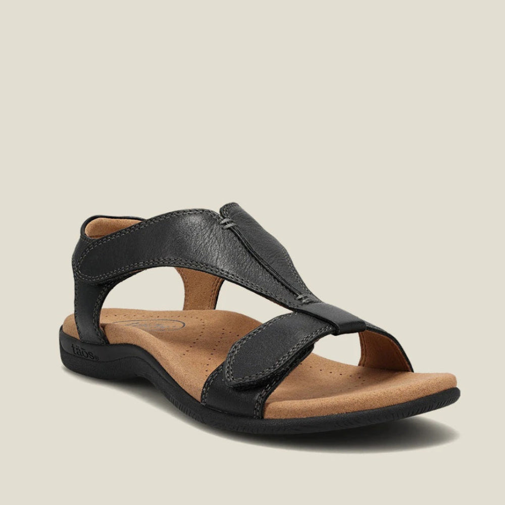 Women's Platform Wedge Velcro Strap Sandals With Large Thick Soles Velcro Buckle