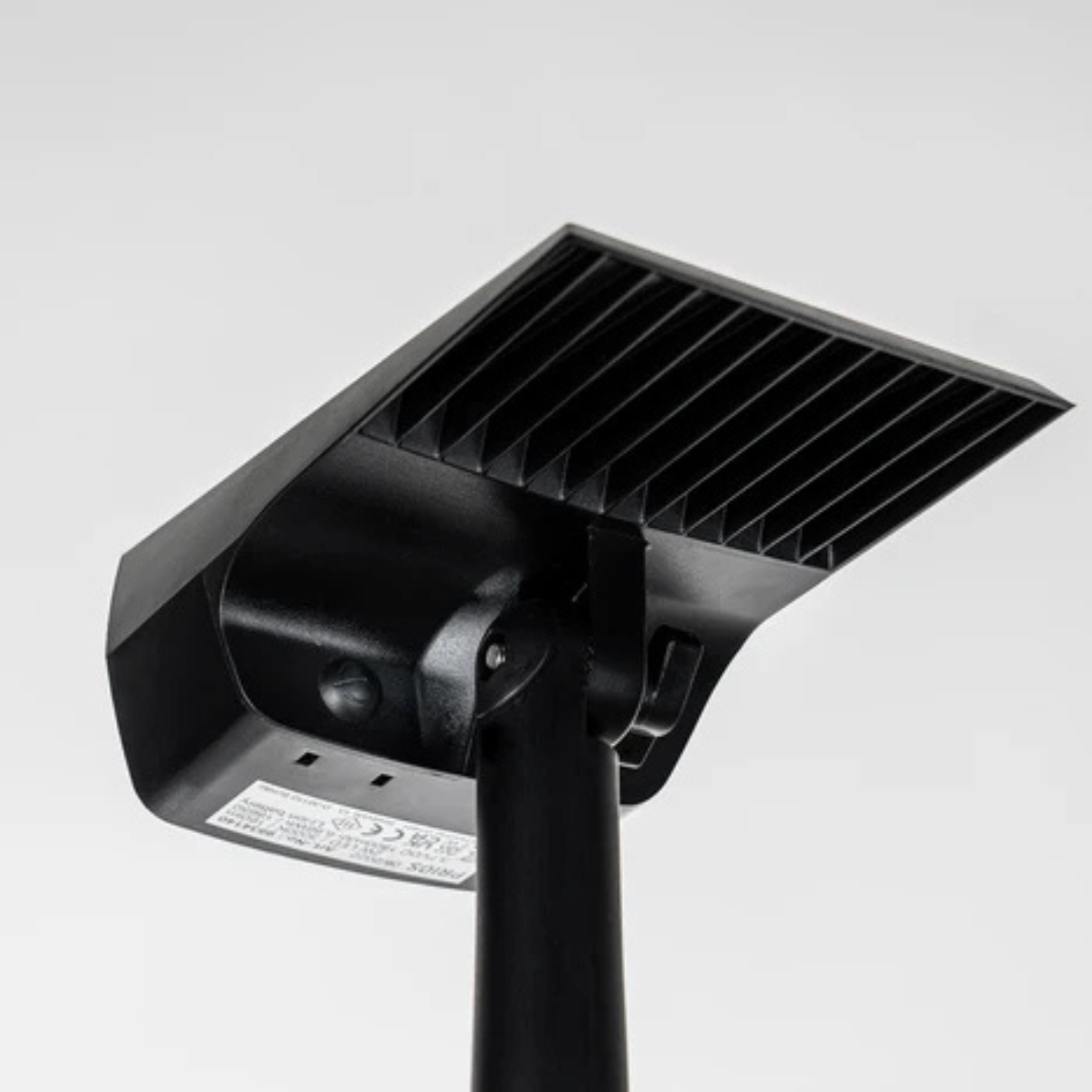 Solar garden spotlight with adjustable head, 3 brightness levels, IP65 waterproof