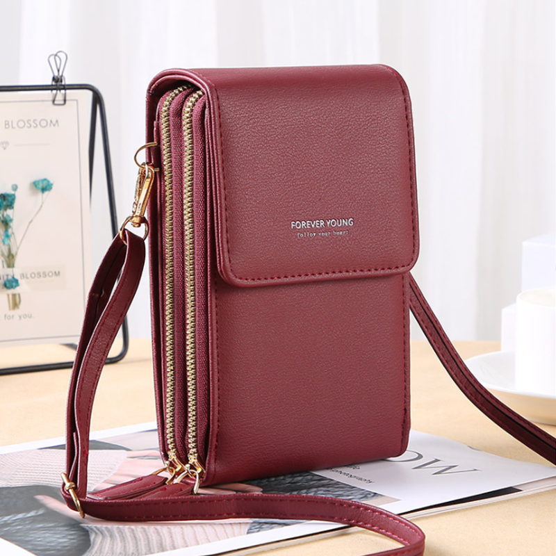 Touchscreen Phone Bag with Wallet Function – Compact Crossbody for Everyday Use