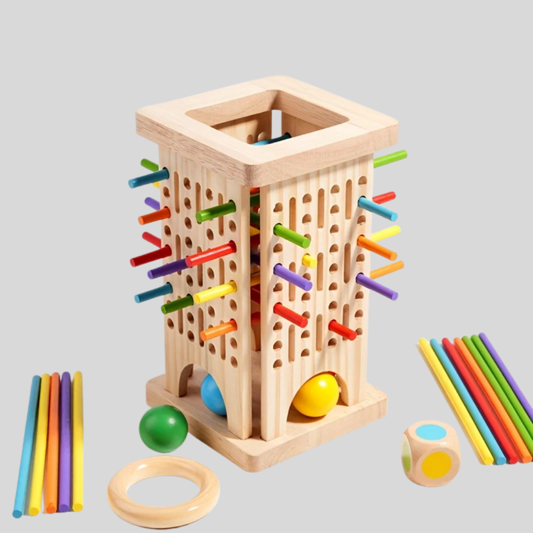 Three-in-One Wooden Stick Game – Rainwick
