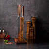 Efficient Kitchen Storage Magnetic Wood Knife Block