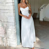 Women's Elegant Lace Up Backless A-Line Dress