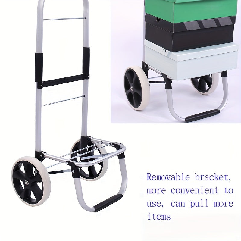 Portable Shopping Trolley – Foldable with Removable Bag and Telescopic Handle