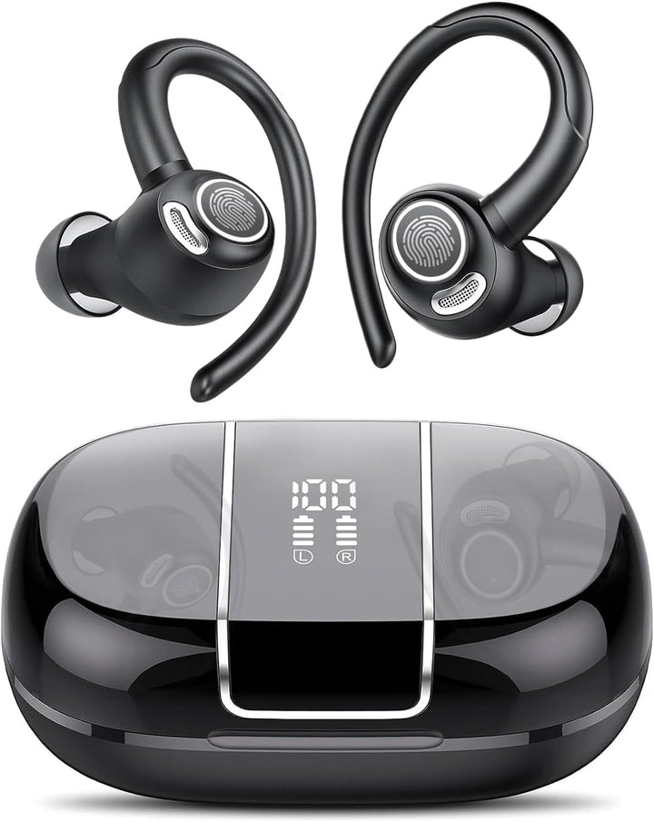Wireless Bluetooth 5.3 Sports Earbuds with Noise Isolation and 48 Hours Playtime – Zeyora