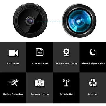 Wireless Magnetic Mini Camera with Live Audio and Video