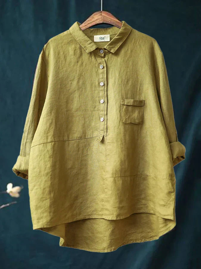 Elegant Long-Sleeve Blouse for Women