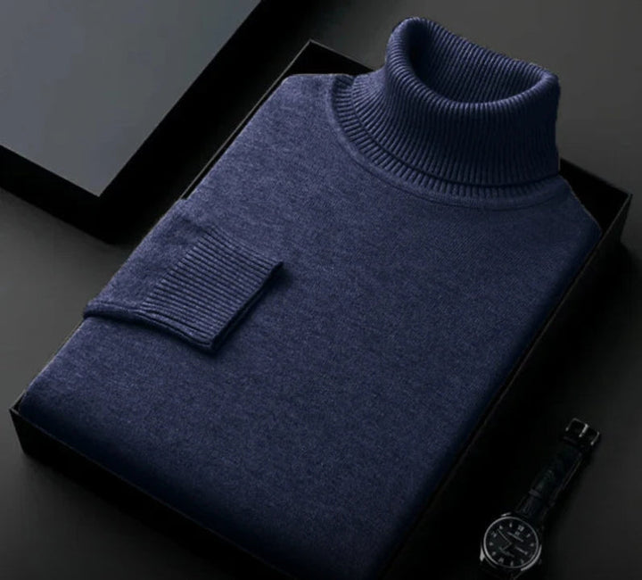 Men's Cashmere Roll Neck Sweater – Silvano