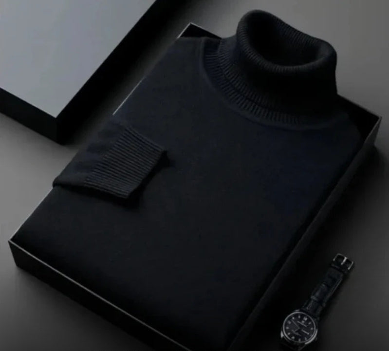 Men's Cashmere Roll Neck Sweater – Silvano