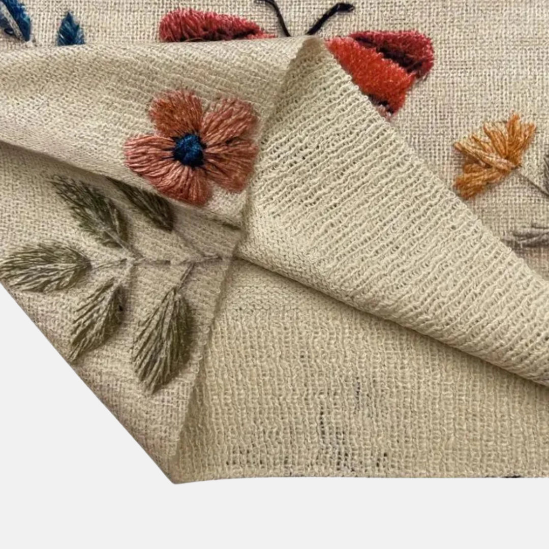 3D Flower Knit Sweater