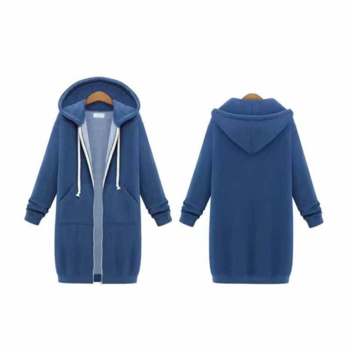Casual Long Women's Cardigan - CozyZip