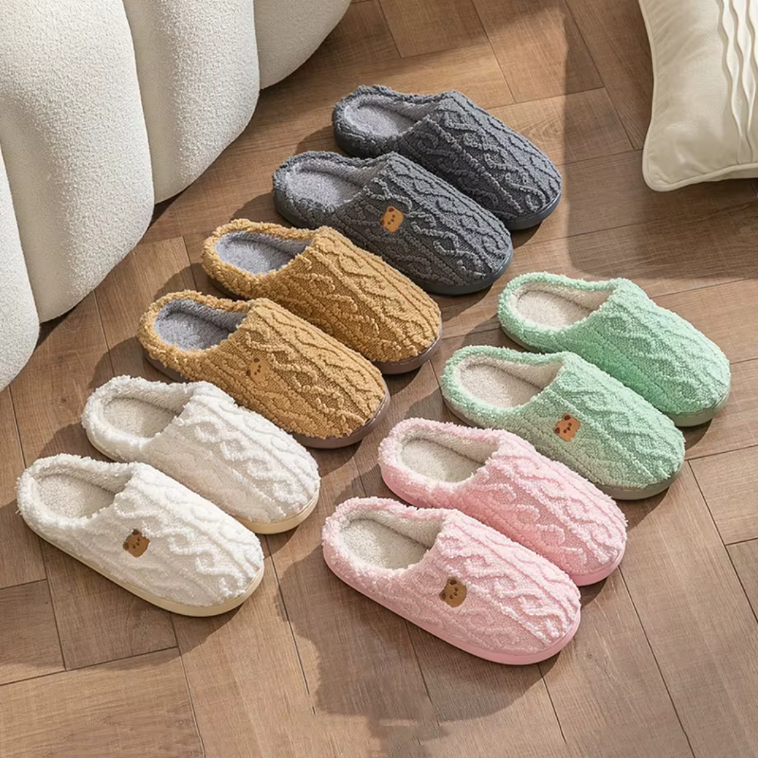 Warm Plush Slippers for Women