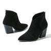 Chic Block‑Heel Ankle Boots for Women