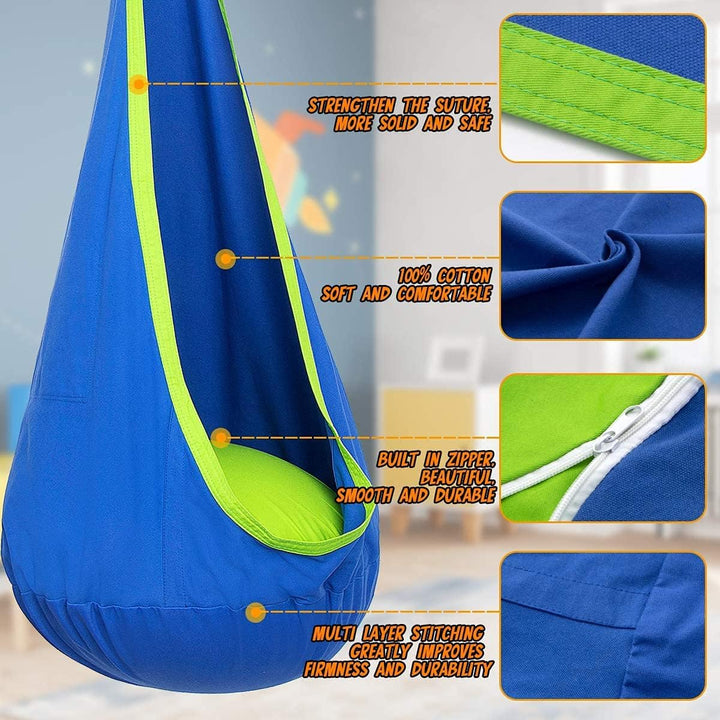 Lunava Calm Hammock | Soft & Sturdy | For Indoor & Outdoor Use | Easy to Set Up