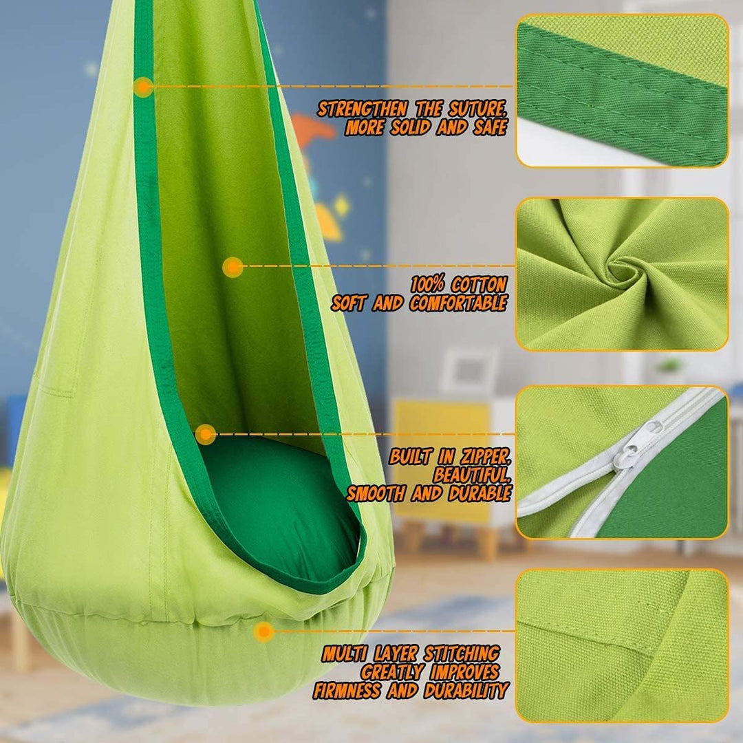 Lunava Calm Hammock | Soft & Sturdy | For Indoor & Outdoor Use | Easy to Set Up