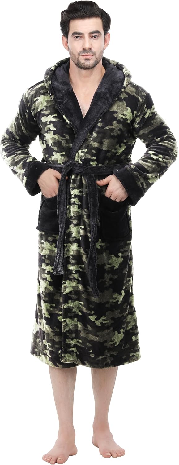Comfortable Men's Fleece Dressing Gown - Harry