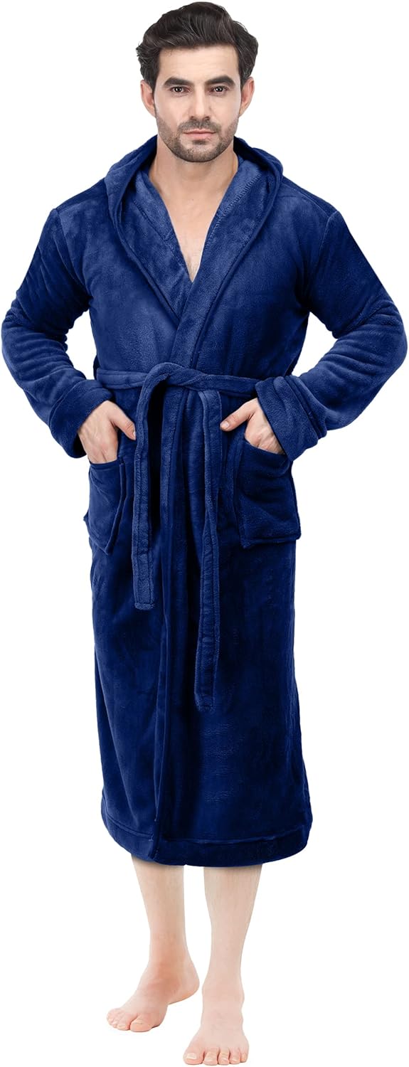 Comfortable Men's Fleece Dressing Gown - Harry