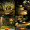 Solar garden spotlight with adjustable head, 3 brightness levels, IP65 waterproof