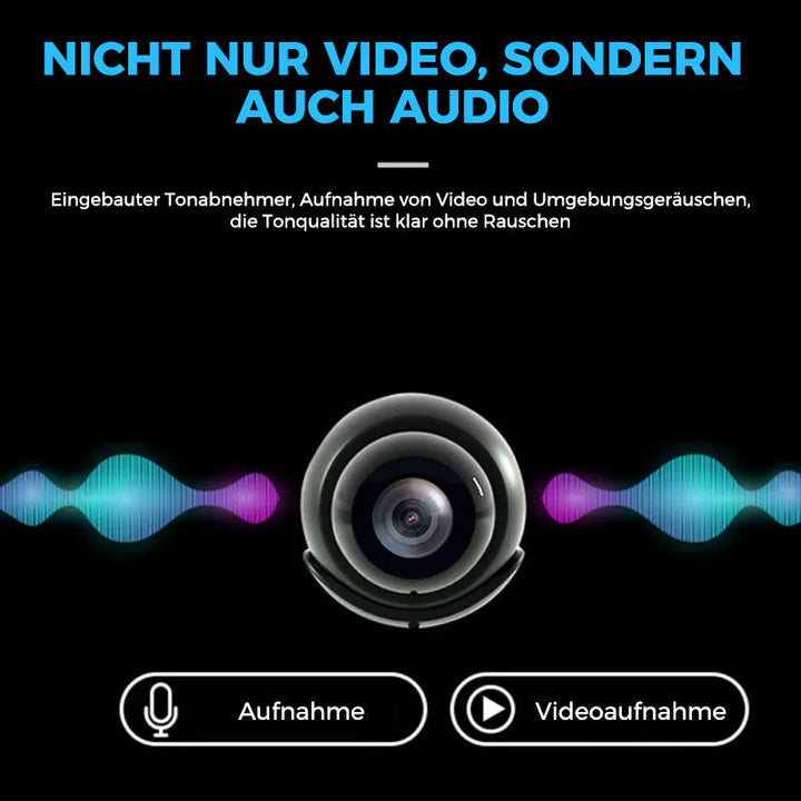 Mini WiFi surveillance camera 1080p | Discreet night vision | Motion alert | Audio