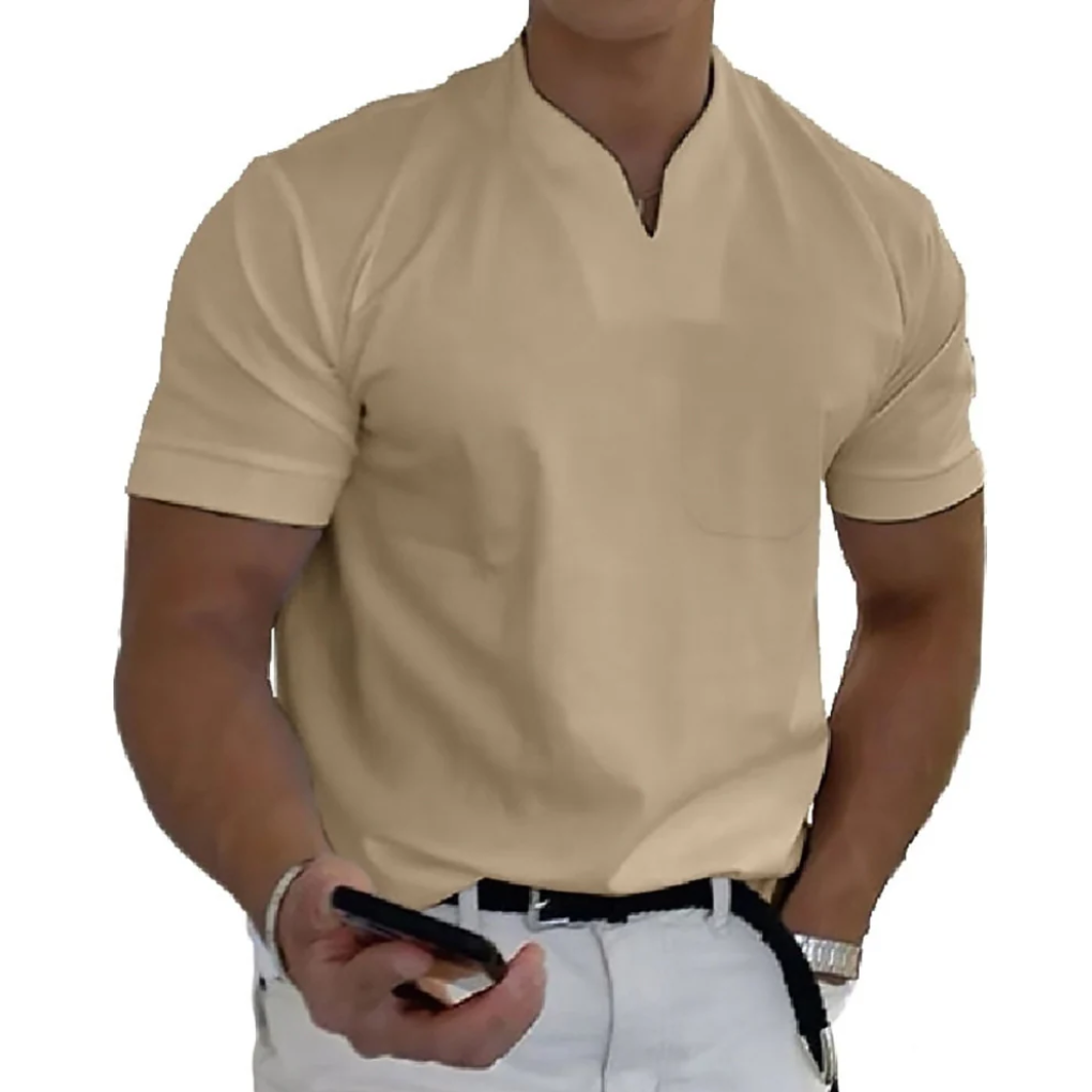 Men's Plus Size Fitness Short Sleeve Sports Shirt