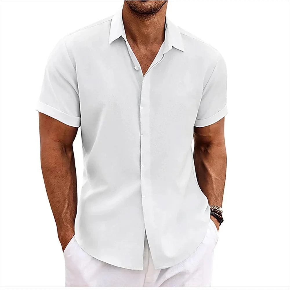 Men's Cotton-Linen Shirt