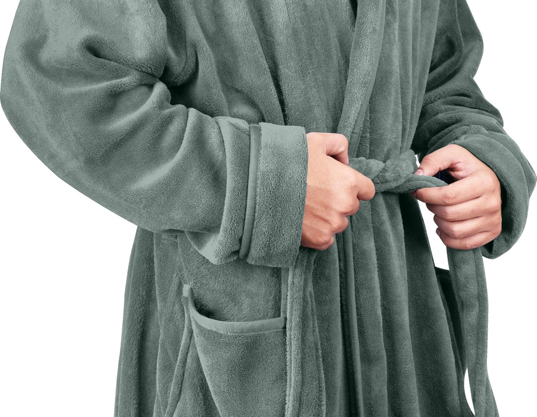 Comfortable Men's Fleece Dressing Gown - Harry