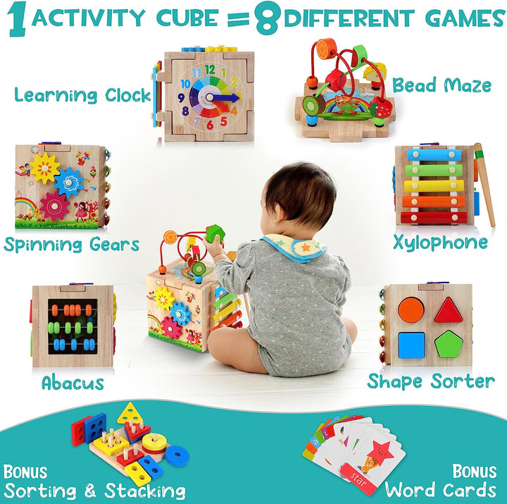8-in-1 Montessori Cube – Cubbi