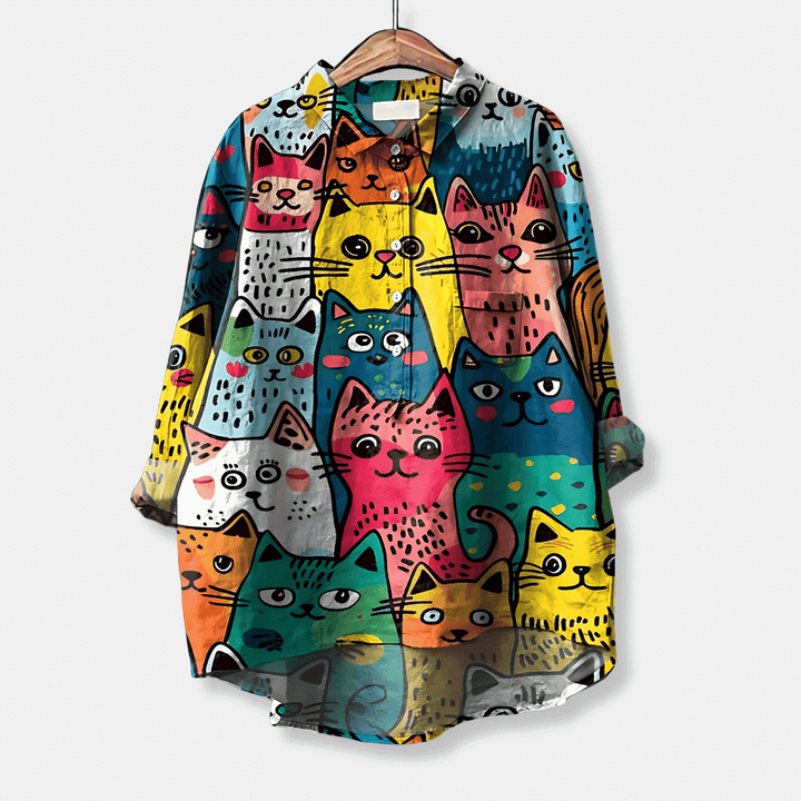 Women’s Loose Fit Long Blouse