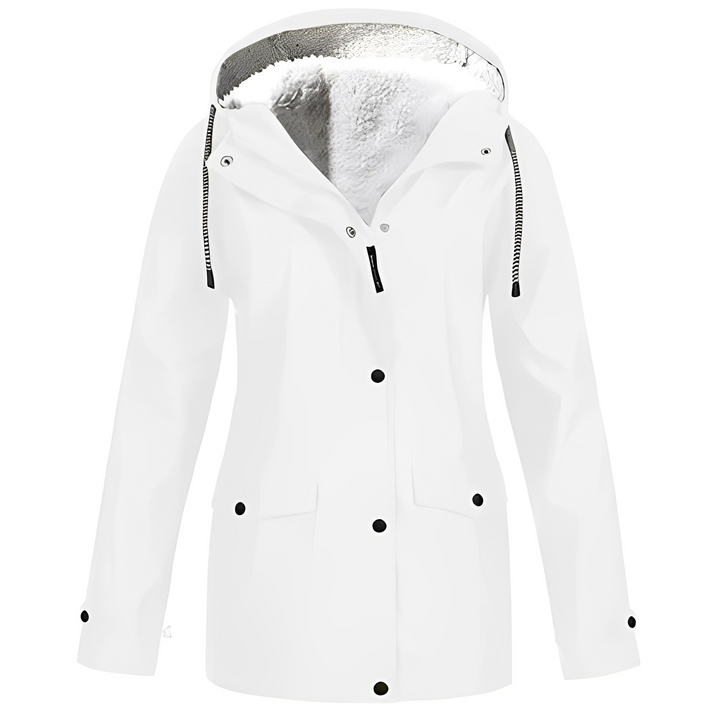 Fleece-Lined Women's Raincoat - WarmWarder