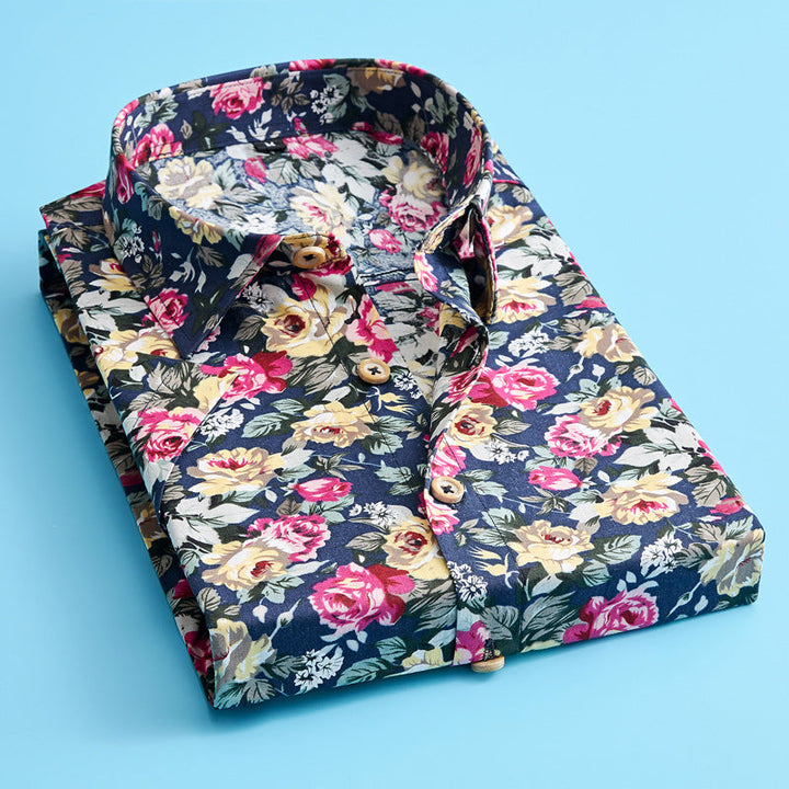 Men's Trendy Floral Shirt