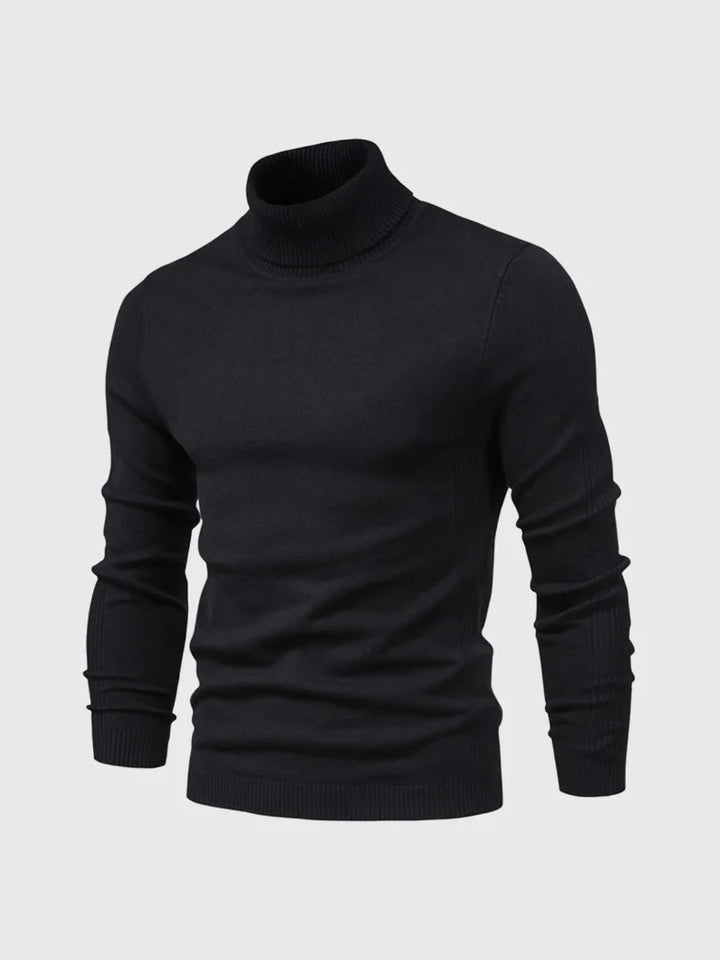Men's Turtleneck Sweater – Washable and Versatile