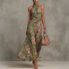 Resort-style Waist-cinching Figure-flattering Dress