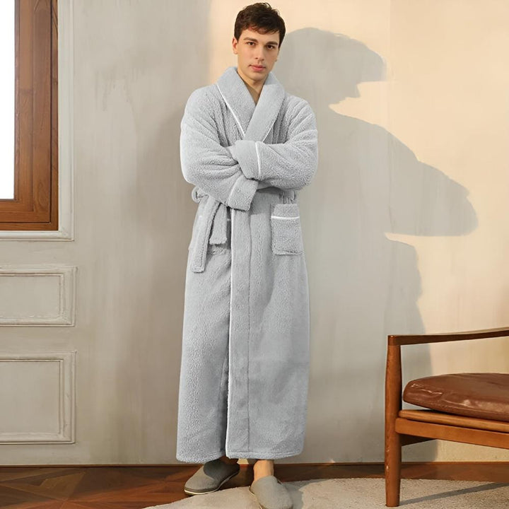Luxe Fleece Warmth Comfort Bathrobe