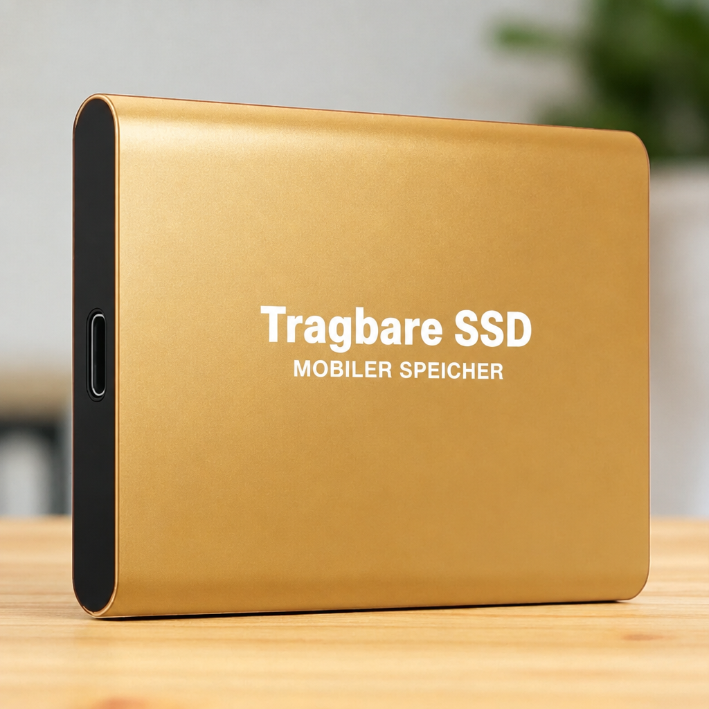 Portable 30 TB SSD with Rugged Casing