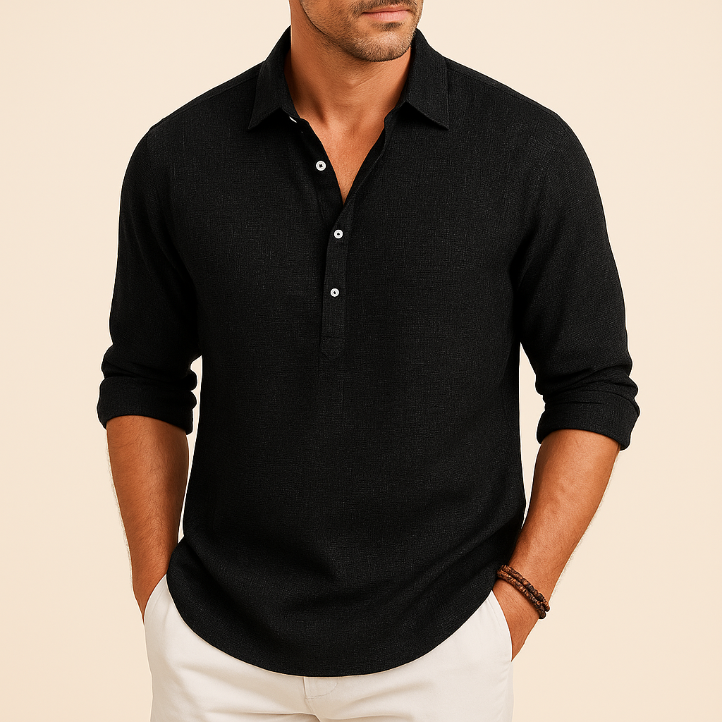 Men’s Loose LongSleeve Casual Shirt