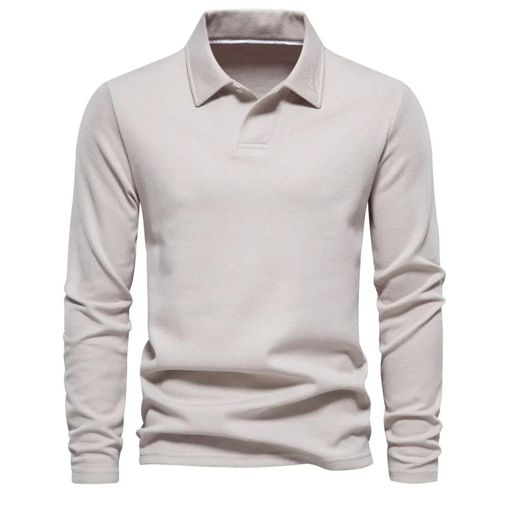 Alonso Men's Casual Polo Sweater – Timeless Comfort for Everyday Wear