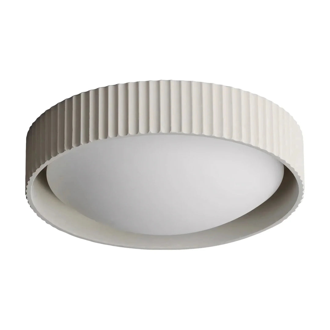Argo Gypsum Concrete Flush Mount Ceiling Light
