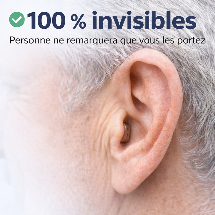 Pro CIC Rechargeable Invisible Hearing Amplifiers (Pair)
