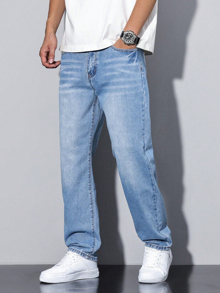 Baggy Jeans - Wide Denim Pants with a Washed Look