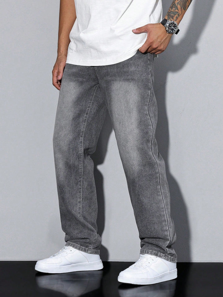 Baggy Jeans - Wide Denim Pants with a Washed Look