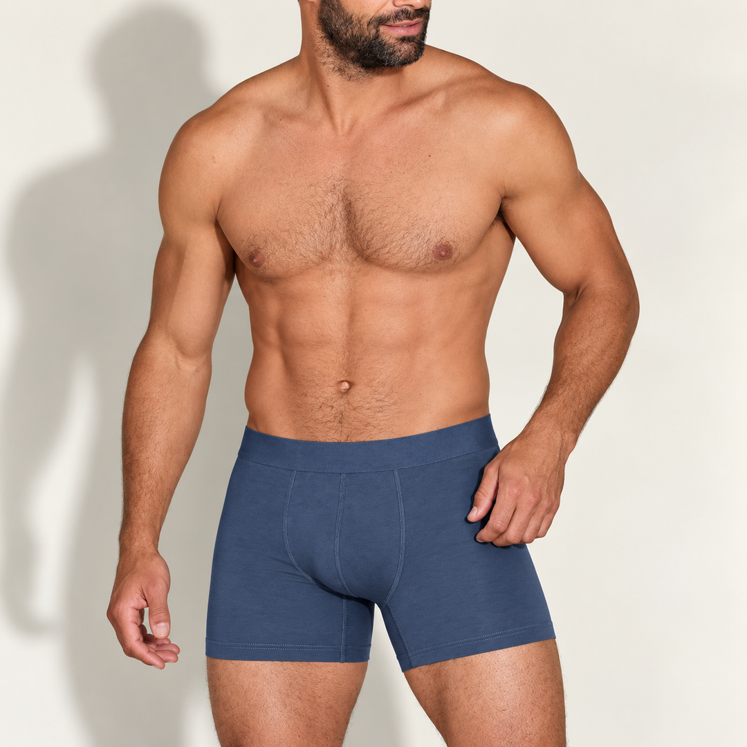 Soft Modal Boxer Briefs, Longer Leg, Non-Riding-Up Underwear