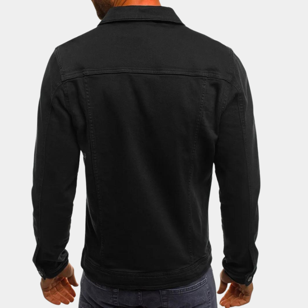 Casual Denim Jacket for Men Timeless Style Meets Everyday Comfort