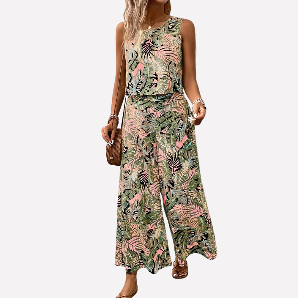 Chic Women’s Matching Top & Bottom Set