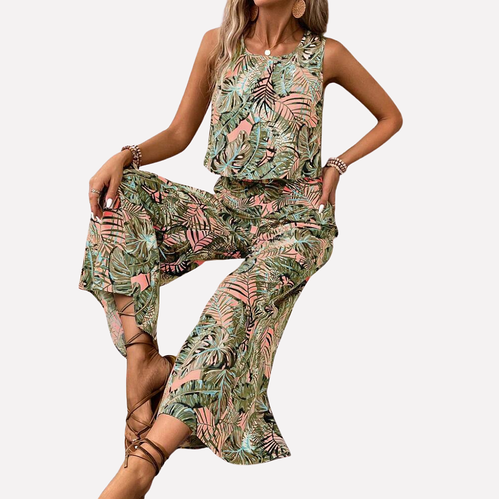 Chic Women’s Matching Top & Bottom Set