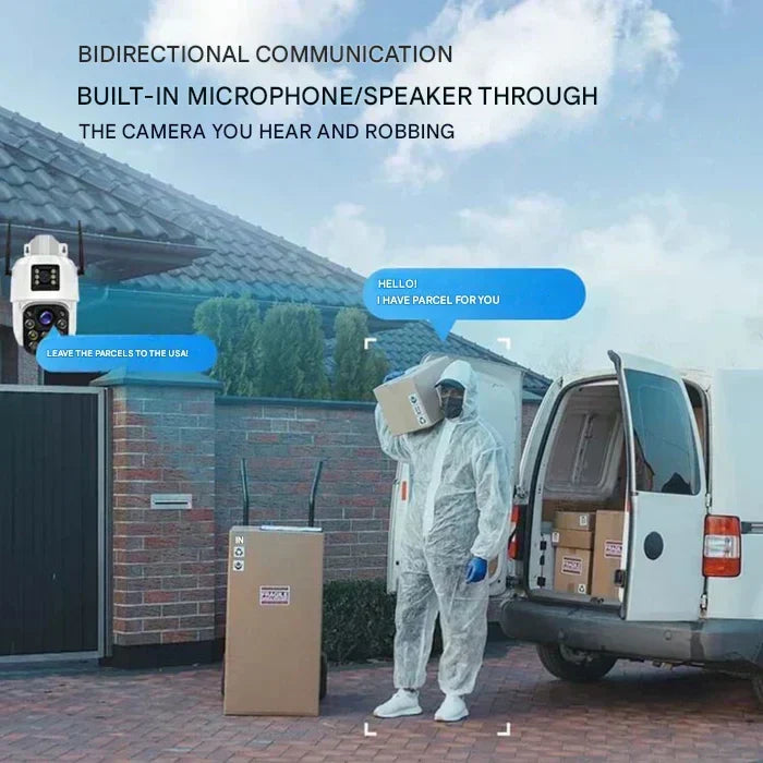 DualGuard 4K Wireless Security Camera with Solar Panel